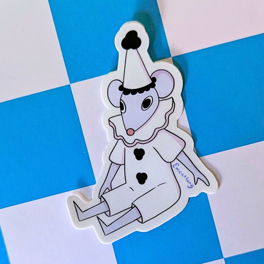Biscotti The Rat Clown Sticker