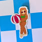 Bigfoot in a Bikini Sticker