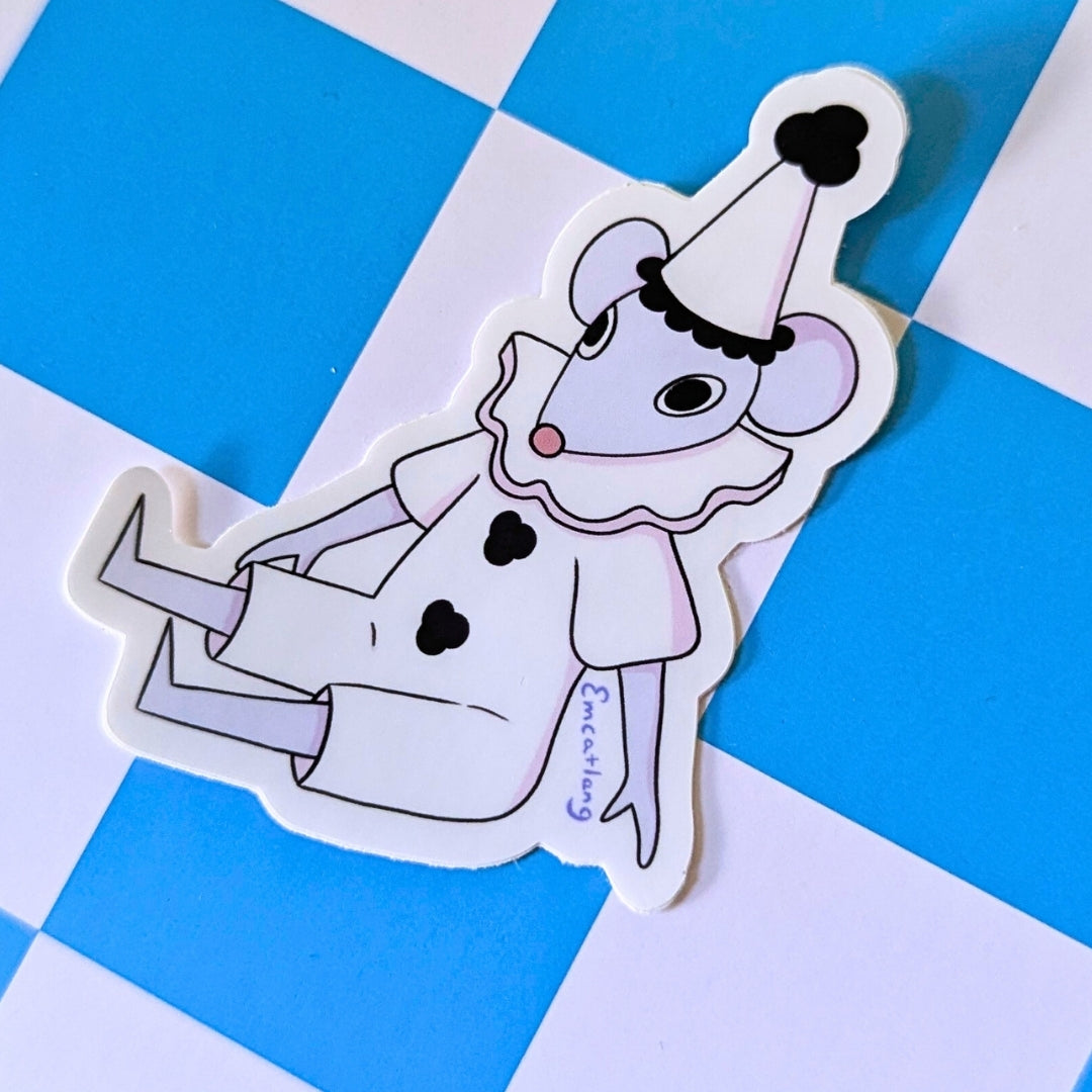 Biscotti The Rat Clown Sticker