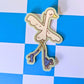 Roller Skating Goose Sticker