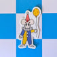 Sad Rat Clown Sticker