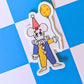 Sad Rat Clown Sticker