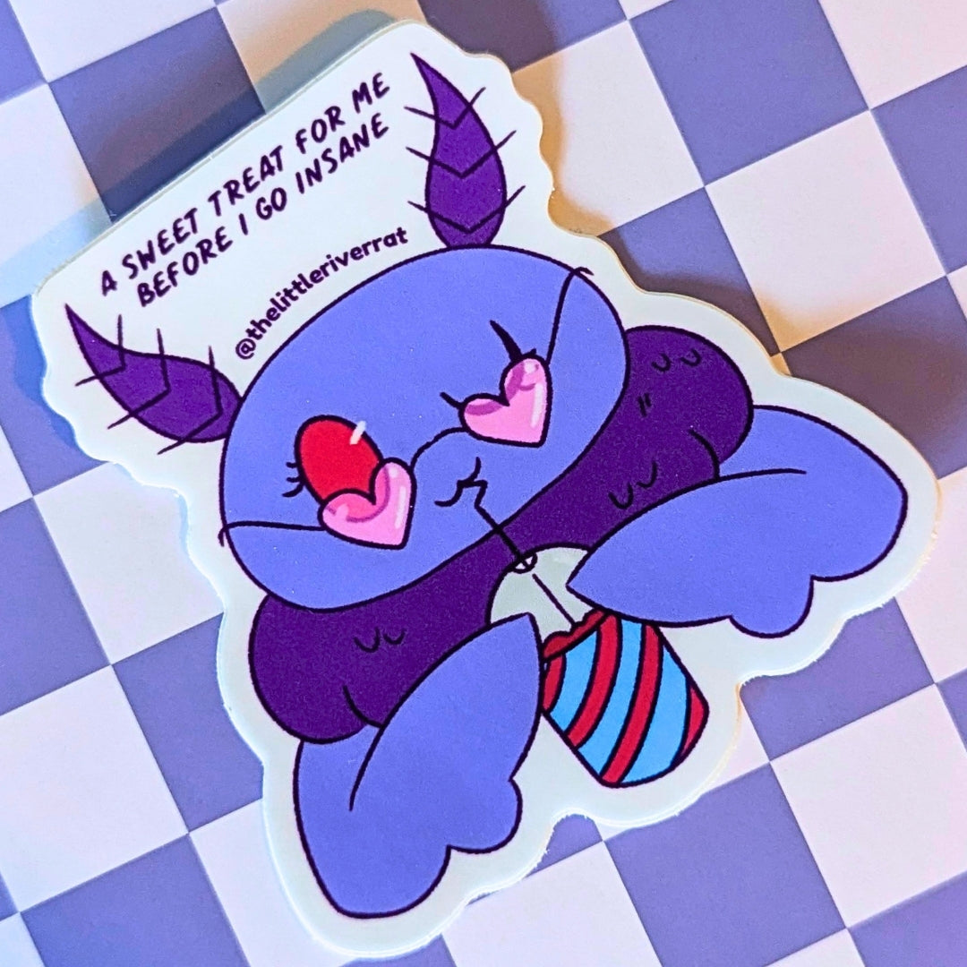 A Sweet Treat Mothman Sticker