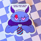 A Sweet Treat Mothman Sticker