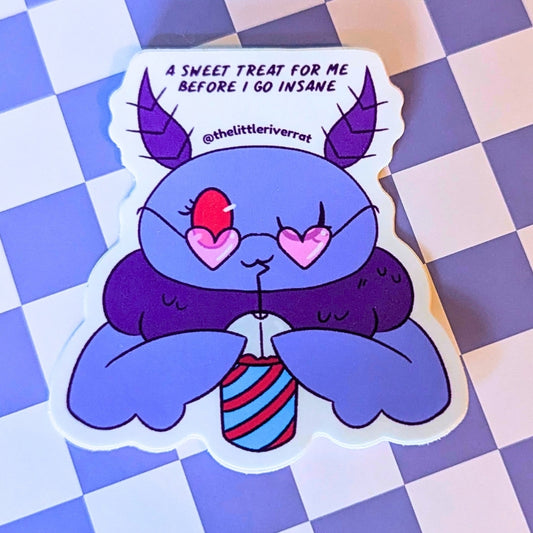 A Sweet Treat Mothman Sticker