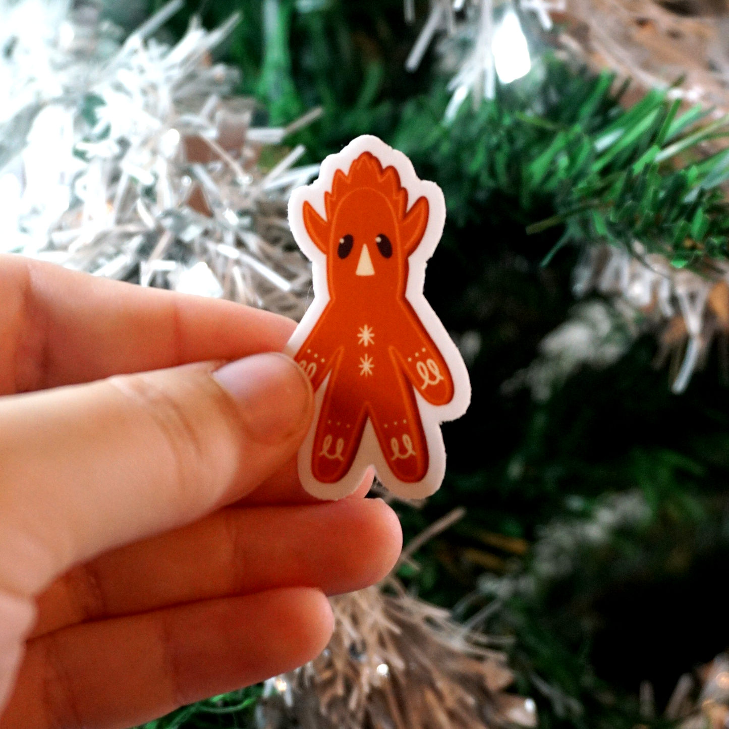 Veggieman Gingerbread Sticker